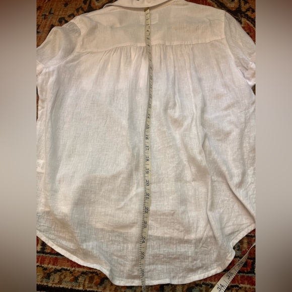 RAILS White Savannah Linen Blouse - Picture 7 of 9